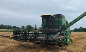 1987 John Deere 1085 Combine c/w 18ft Cut Header - (Suffolk)