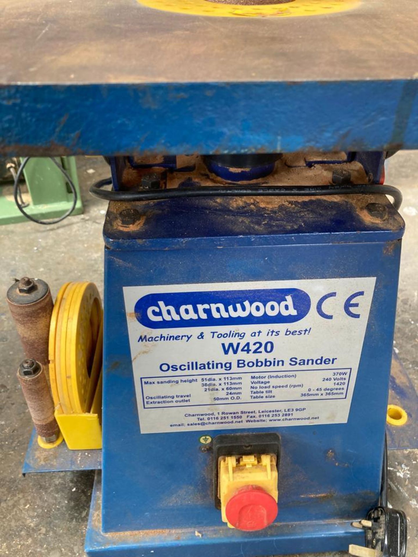 Charnwood W420 Oscillating Bobbin Sander - (Norfolk) - Image 2 of 2