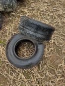 Pair Unused Tyres - 20.5x8.0/10