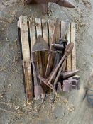 Qty Vintage Blacksmith Tools