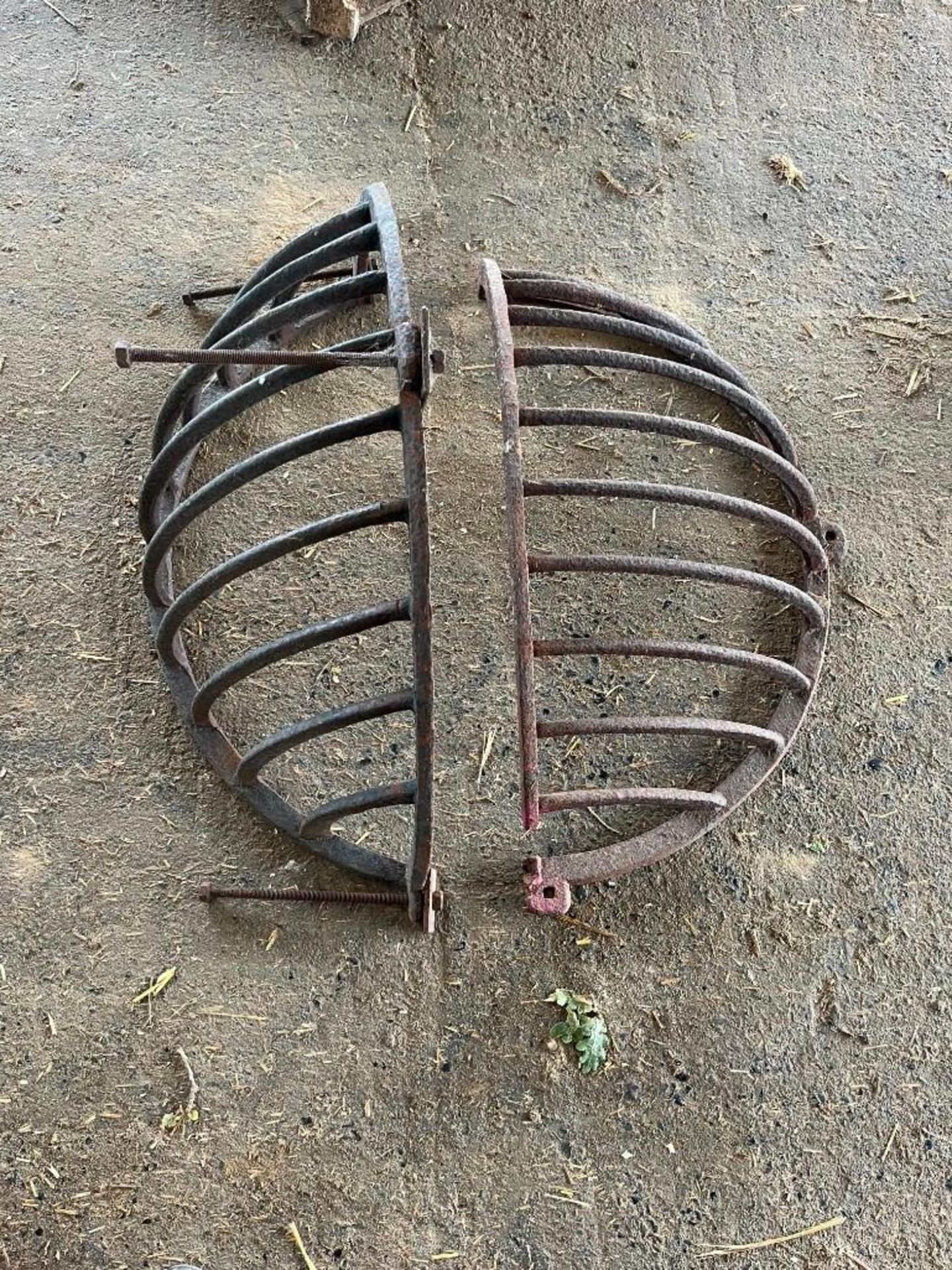 2No. Cast Iron Hay Racks