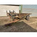 Vintage Single Axle Tipping Trailer Chassis