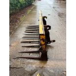 Misc 2.4m Muck Fork, JCB Q-Fit Brackets