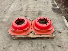 4No. Claas Wheel Centres