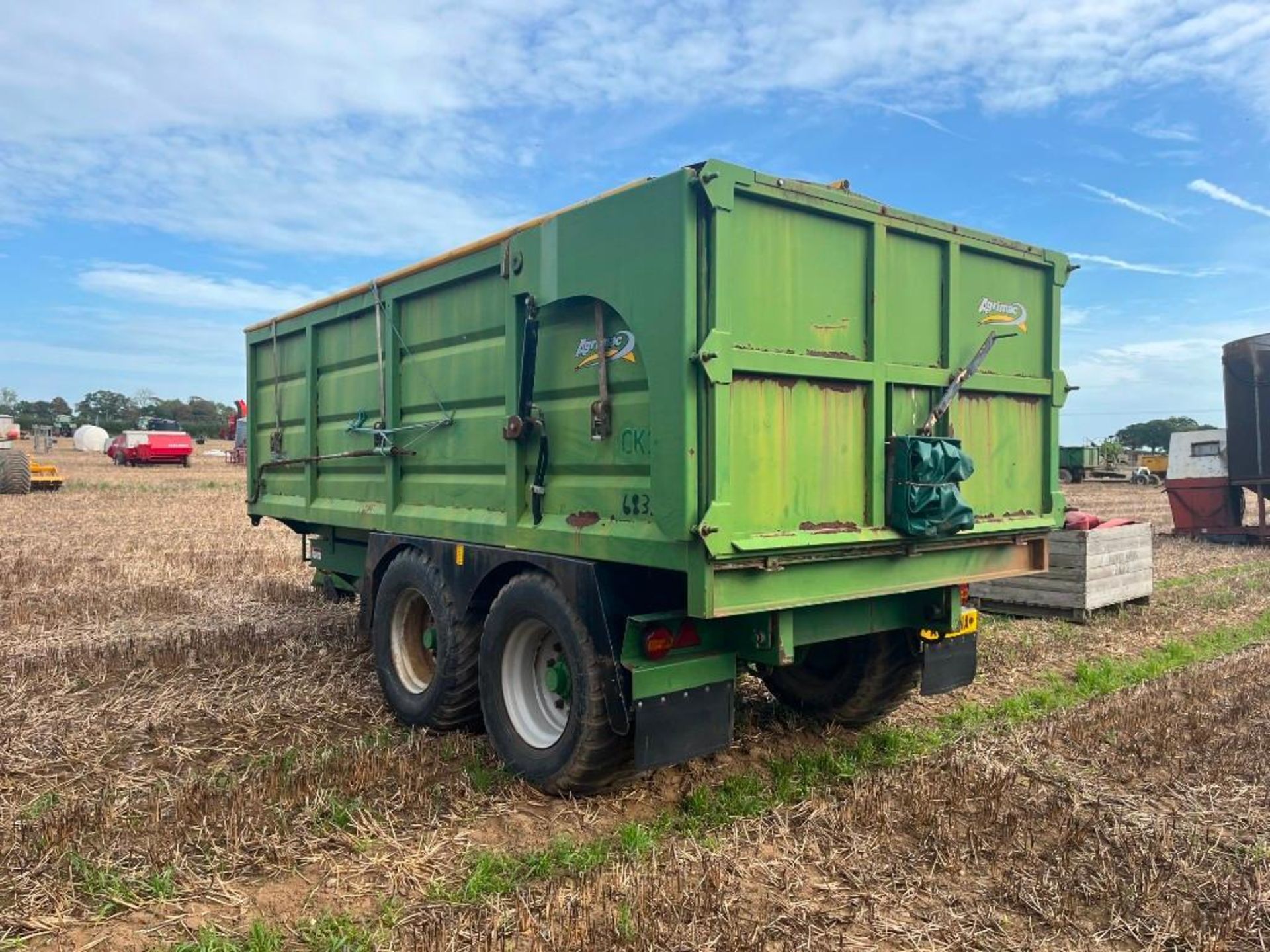 2010 Agrimac 12 - 14 Tonne Grain Trailer - Image 3 of 4