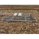 Galvanised Sheep Hurdles with Adopter Pen Front