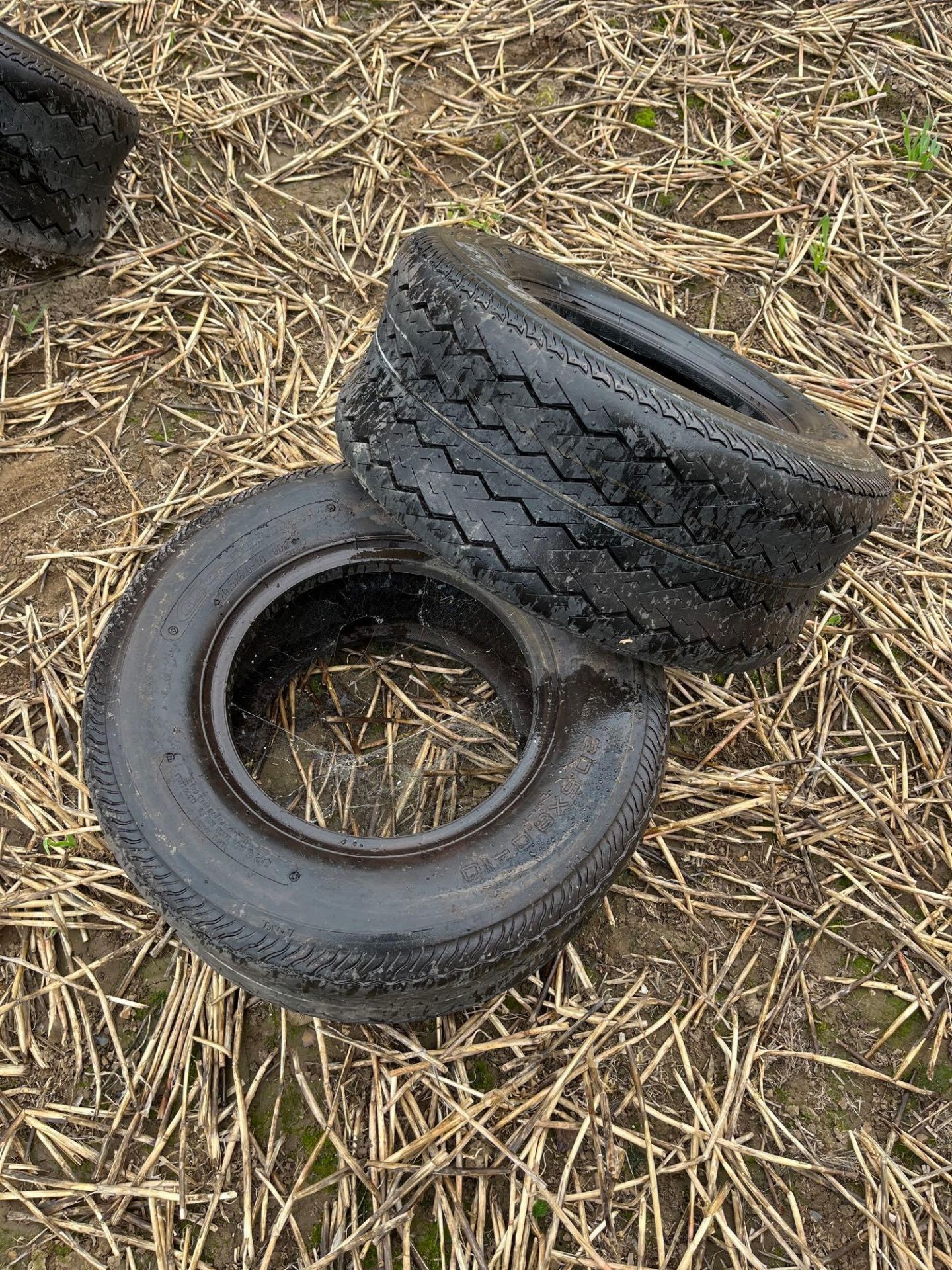 Pair Unused Tyres - 20.5x8.0/10