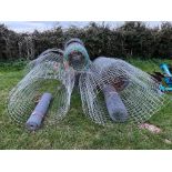 Qty Used Sheep Netting and Wire Fencing