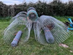 Qty Used Sheep Netting and Wire Fencing