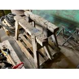 2No. Wooden Trestles