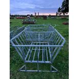 2No. Sheep Round Bale Cradle Feeders