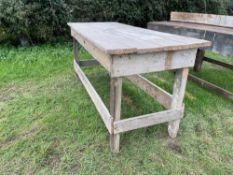 Wooden Work Bench