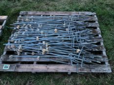 100No. Galvanised Electric Fence Stakes c/w Corner & Reel Posts