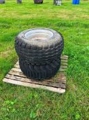 2No. Wheels and Tyres, Tyres: 15.0/55 - 17