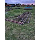2No. 18 ft Heavy Duty Cattle Yard Gates and Misc Gate