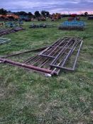 2No. 18 ft Heavy Duty Cattle Yard Gates and Misc Gate