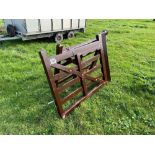 2No. 51 Inch Wooden Gates