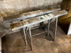 2No. Steel Trestles