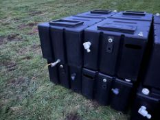 4No. Overhead Polyethylene Water Tanks