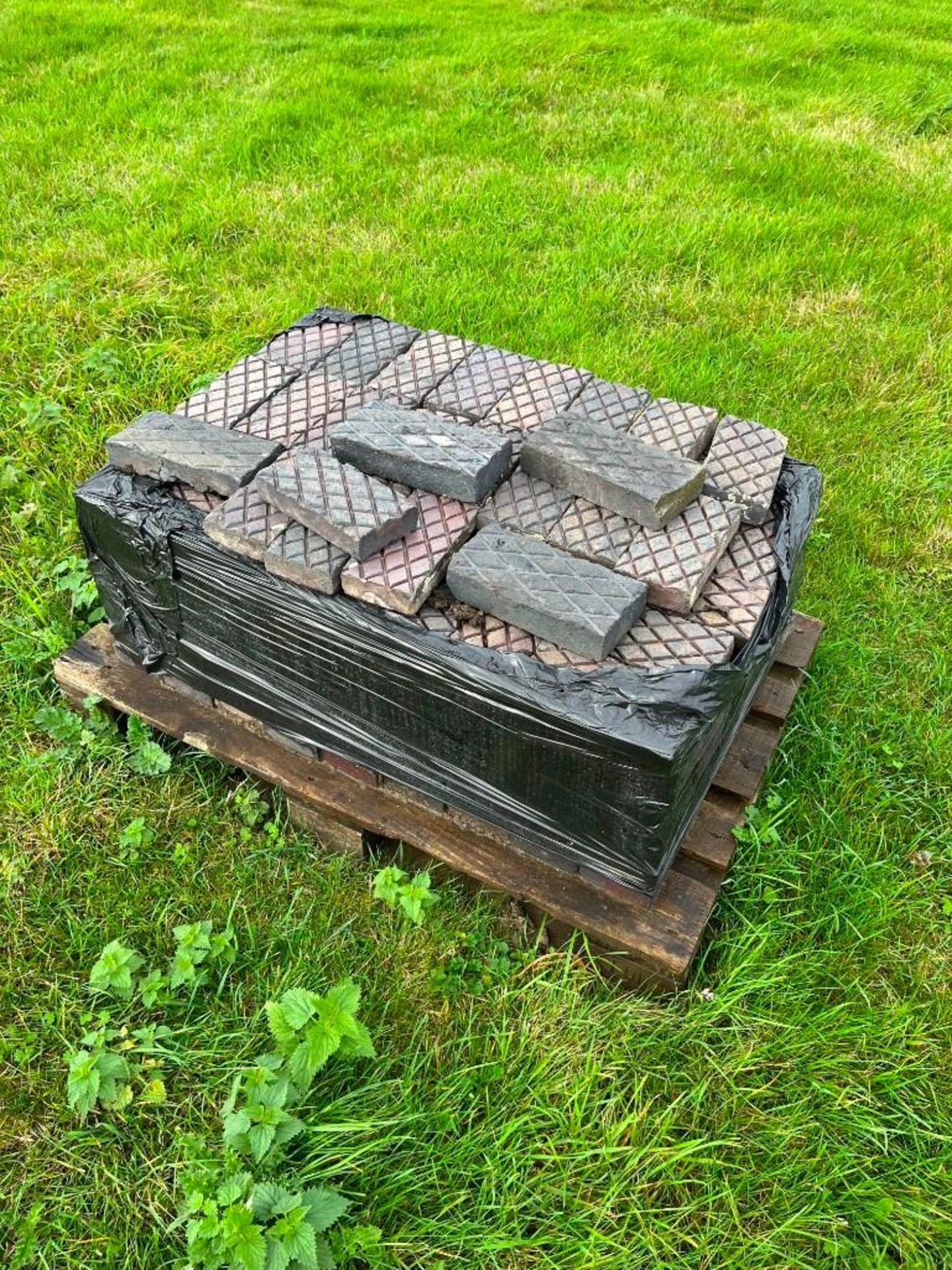 1No. Pallet of Patterned Stable Bricks