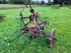 Vintage Ransomes Single Furrow Plough