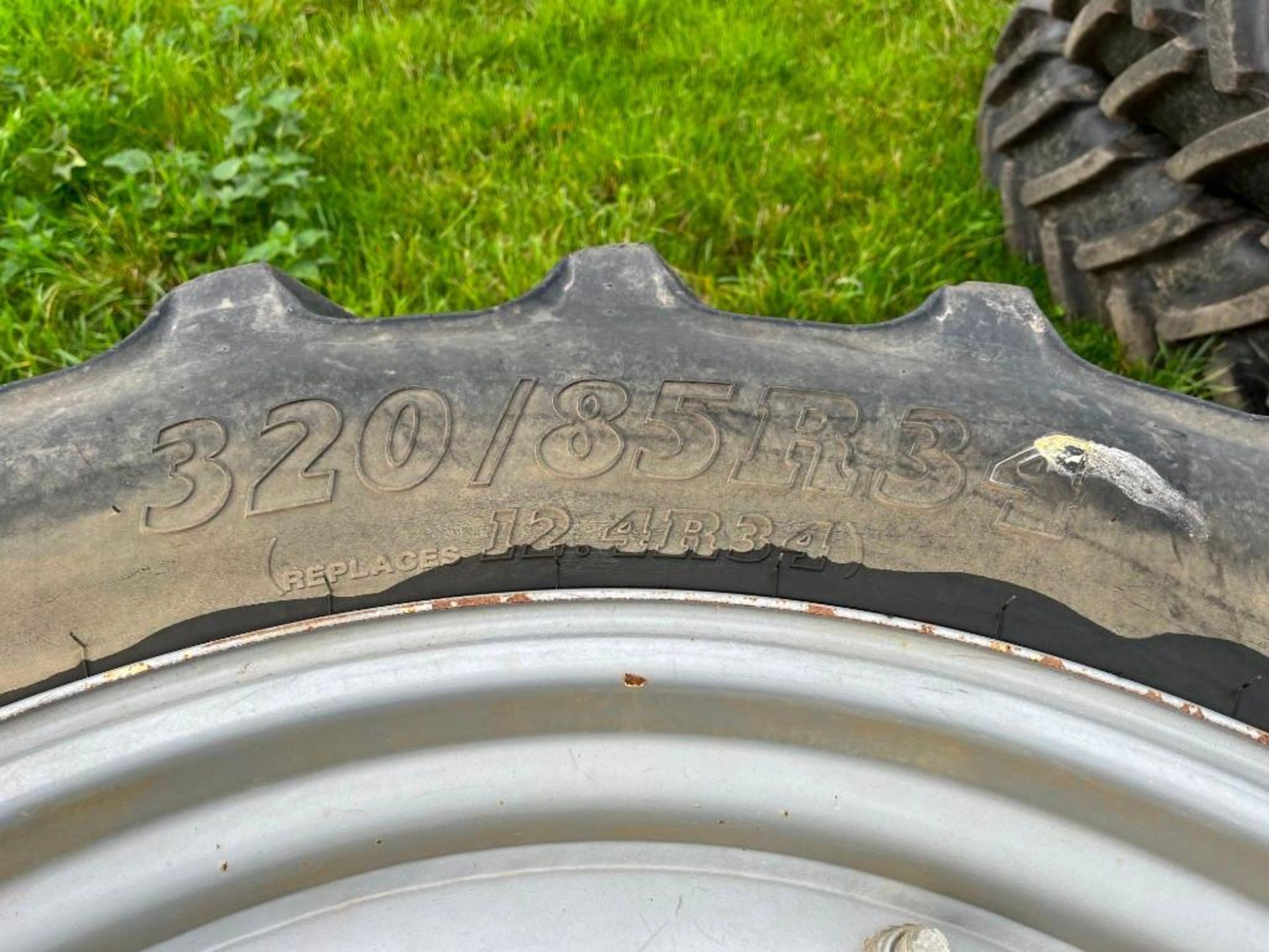 Set of Massey Ferguson Row Crop Wheels and Tyres, Tyres: Rear BKT 320/90 R50, Front: BKT 320/85 R34 - Image 2 of 6