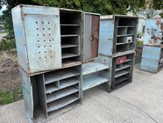 Qty Metal Cupboards & Racking