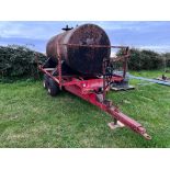 Petit Tandem Axle Tipping Trailer Chassis, c/w Metal Water Tank