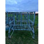 2No. Cattle & Sheep Round Bale Cradle Feeders