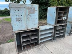 Qty Metal Cupboards & Racking