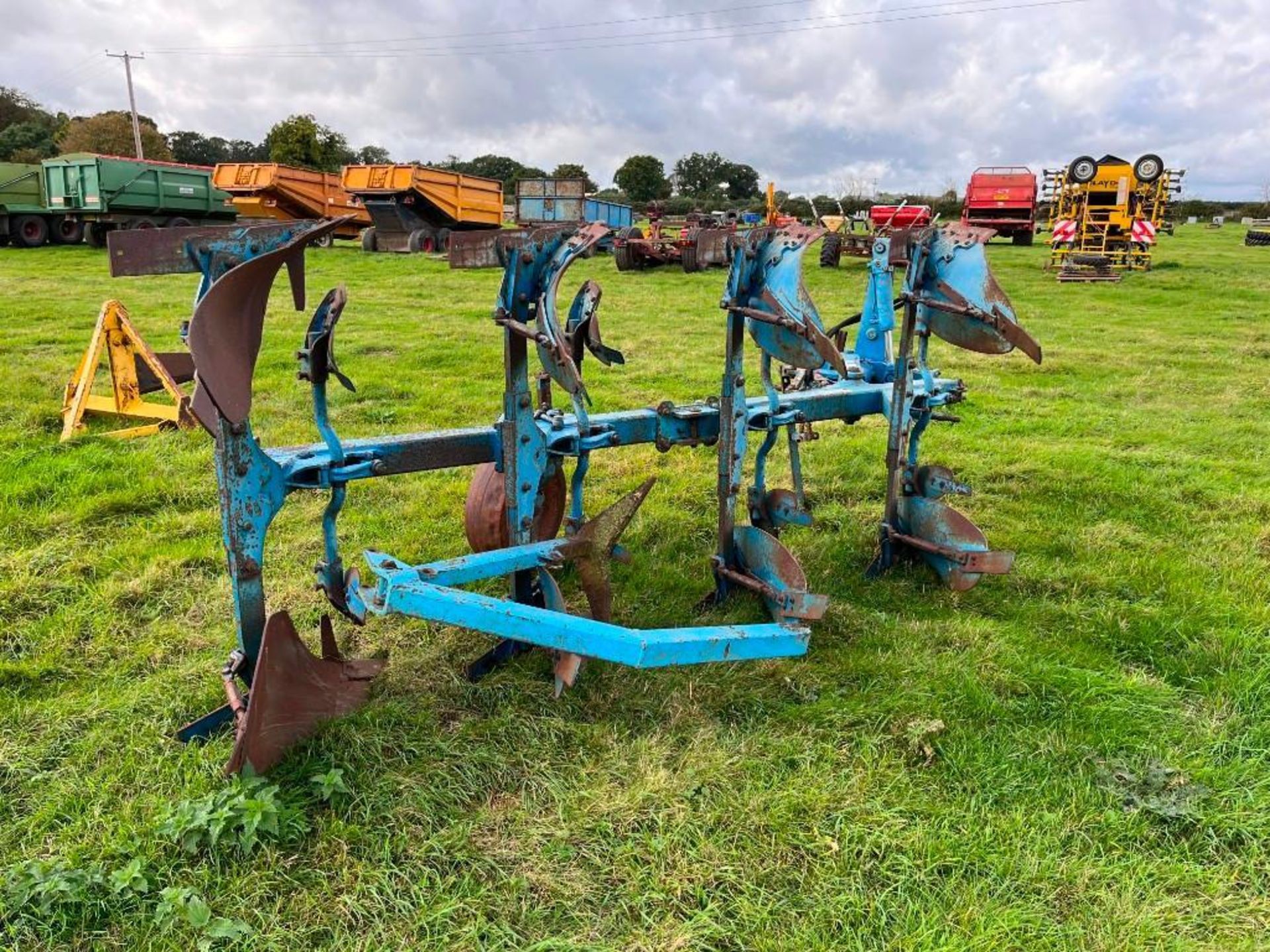 1985 Lemken Opal 110 4 Furrow Plough - Image 4 of 5