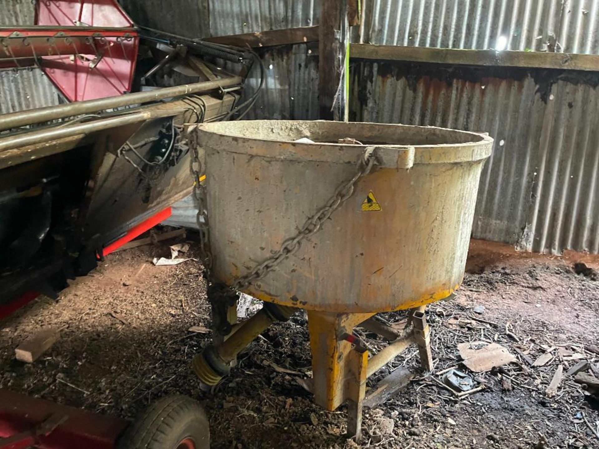 Concrete pan mixer, PTO driven, linkage mounted - Image 3 of 3