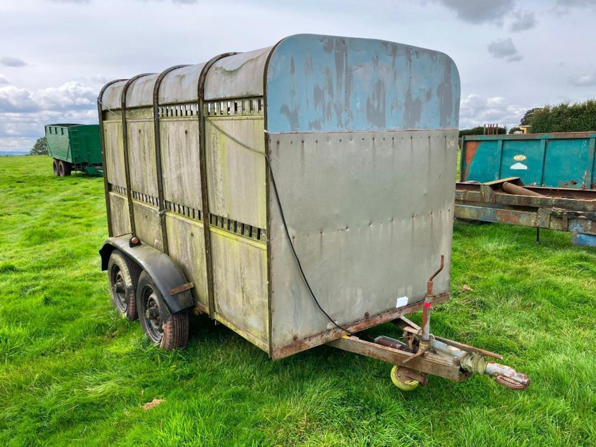 Twin axle 10ft livestock trailer