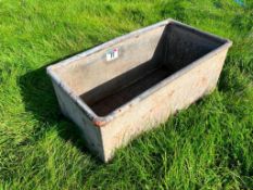 Galvanised water trough