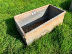 Galvanised water trough