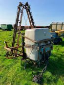 Linkage mounted PTO driven sprayer