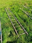 Galvanised ladder