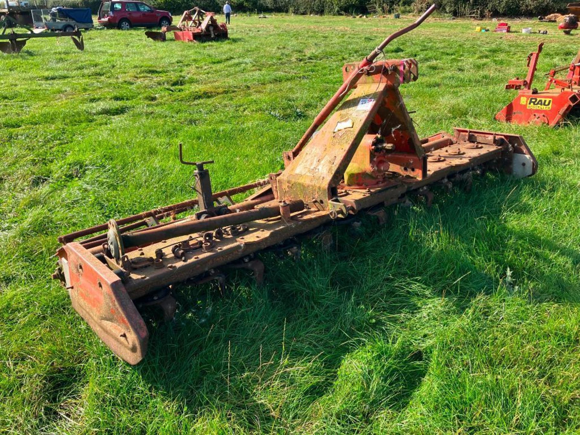 Reekie 3m power harrow with rear crumbler