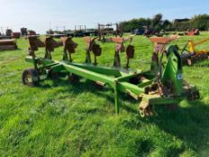 Dowdeswell DP7E 6f (5+1) reversible plough with skimmers. Serial No: 31434087