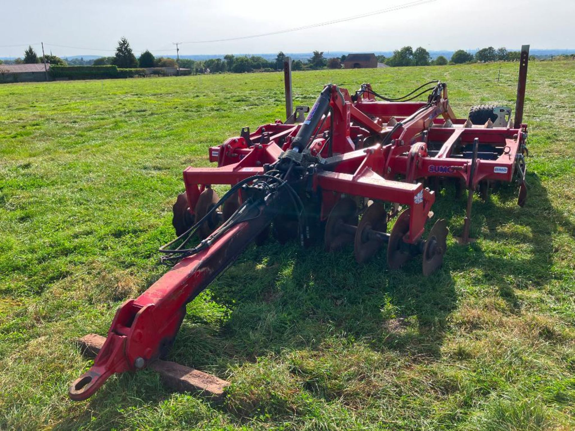 Sumo Trio 3 3m trailed cultivator with 6 subsoiler legs, 2 sets discs and rear zonal packer. Serial - Image 2 of 5