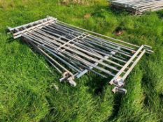 Quantity 6ft galvanised sheep hurdles