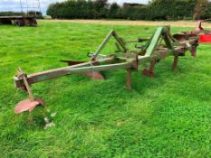 Reekie DR81 twin body bedformer with hydraulic bout markers and twin subsoiler legs