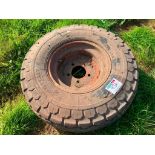 Single 11.5/80-15.3 wheel and tyre