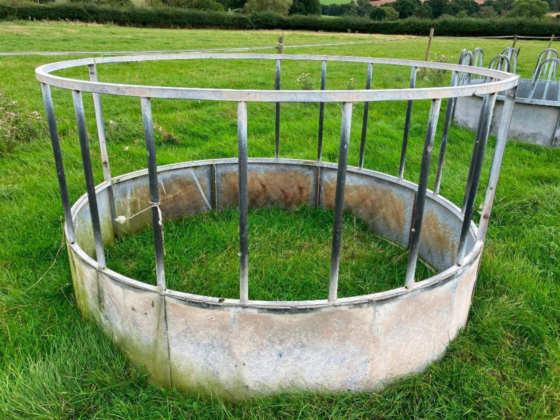 Cattle galvanised ring feeder - Image 2 of 2