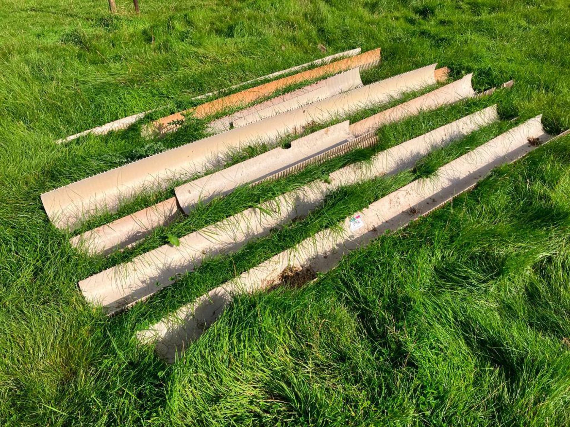 Quantity plastic feed troughs