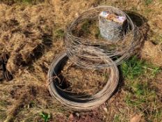 Quantity straining and barbed wire