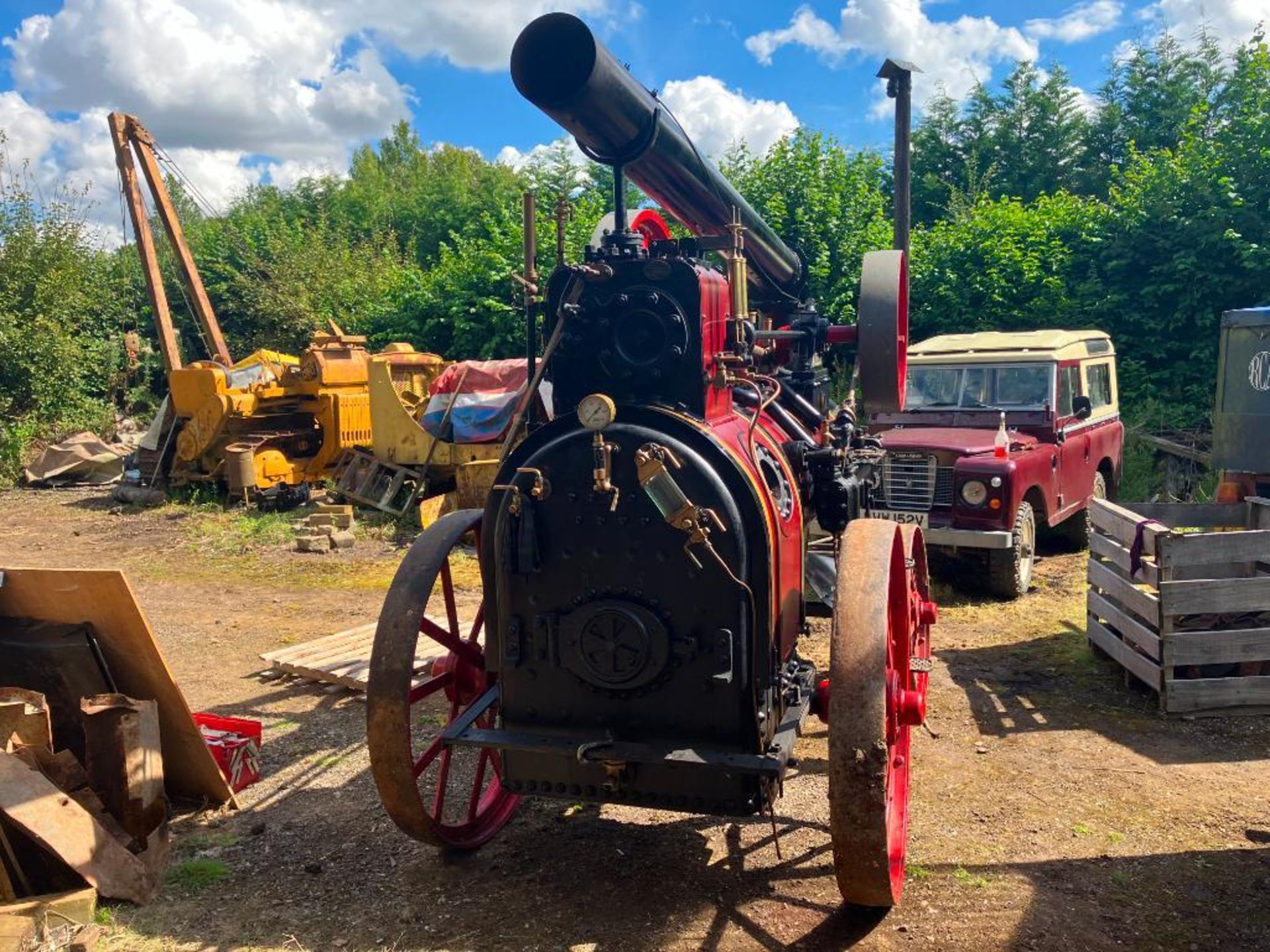 1930 Marshall Sons & Co of Gainsborough 6NHP Portable single cylinder steam engine "The Smuggler". I - Image 8 of 12