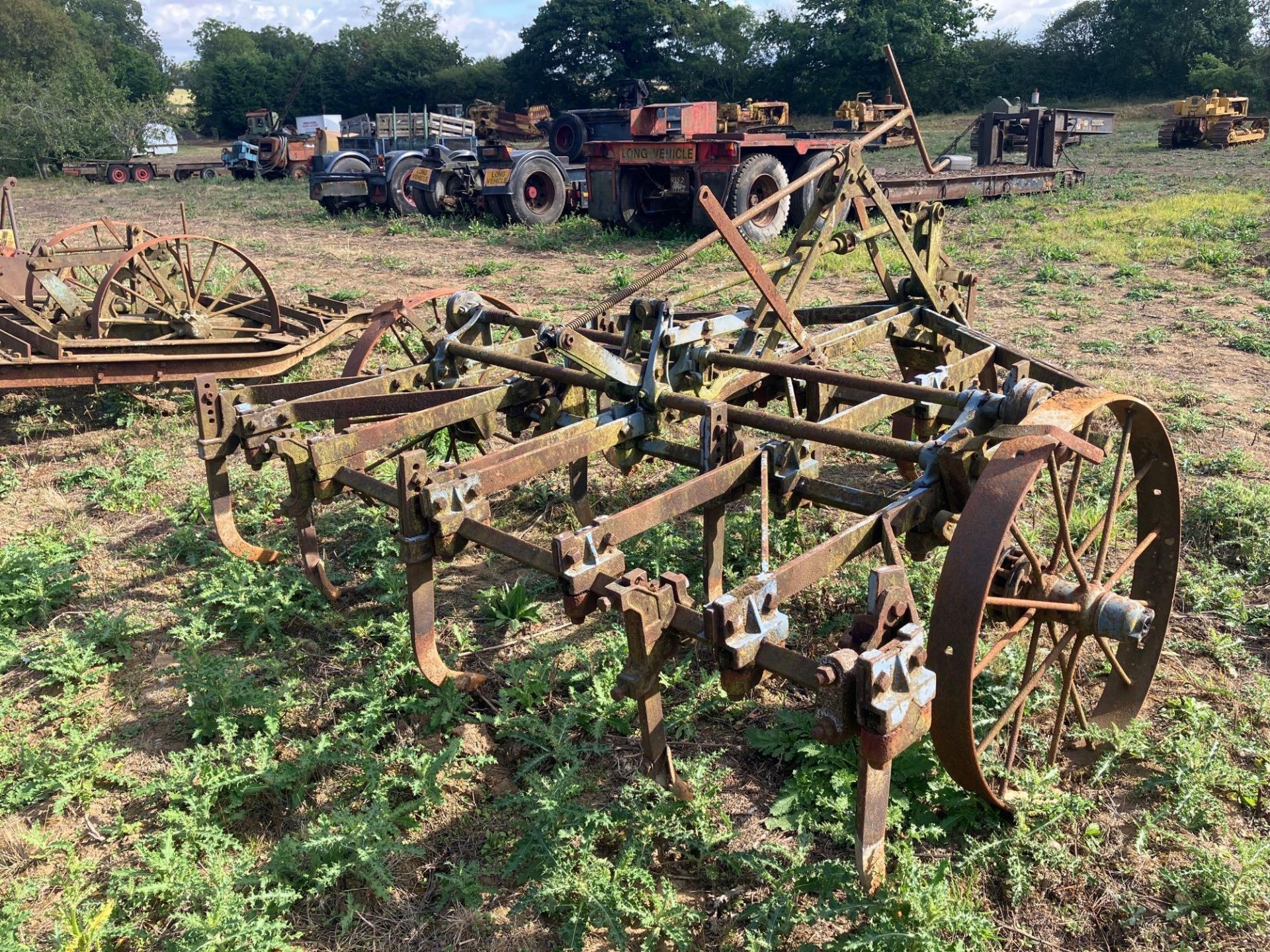 Ransomes C13C 8ft fixed tine trailed cultivator - Image 6 of 6