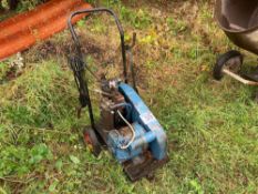 Workshop compressor on trolley, single phase