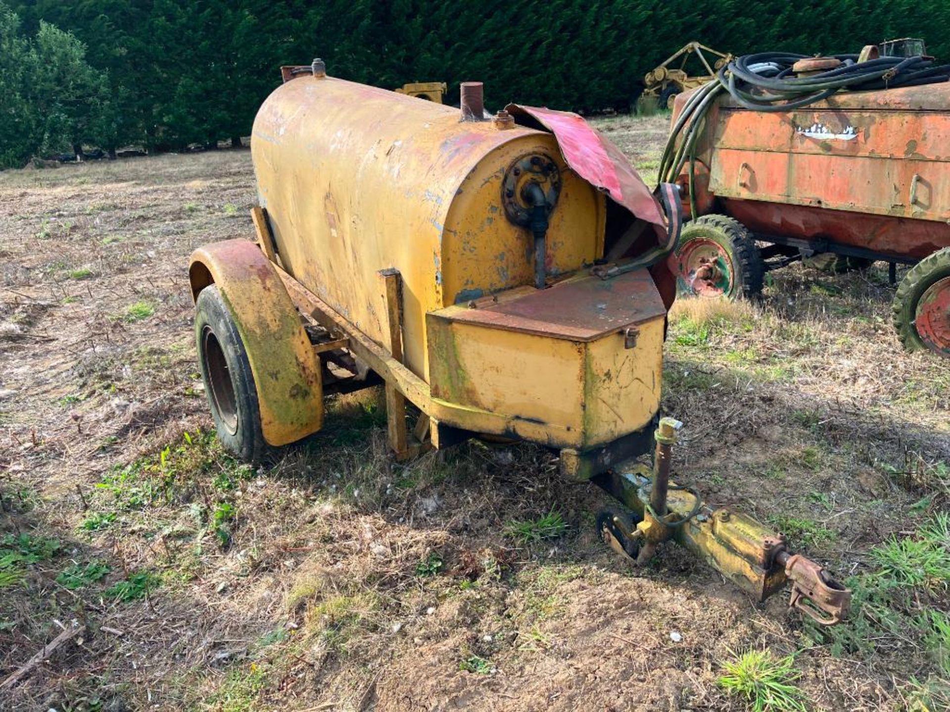 Trailed single axle bowser on 7.5R16 wheels and tyres - Image 2 of 3